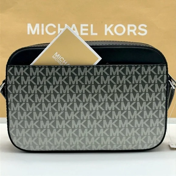 MICHAEL KORS Jet Set Lg Ombré Signature Logo EW Crossbody Body East West 
Black - Picture 8 of 16